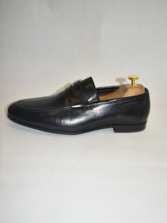 New! To Boot New York Portofino Penny Loafer Black Leather Size 8 MSRP $395 main image 4